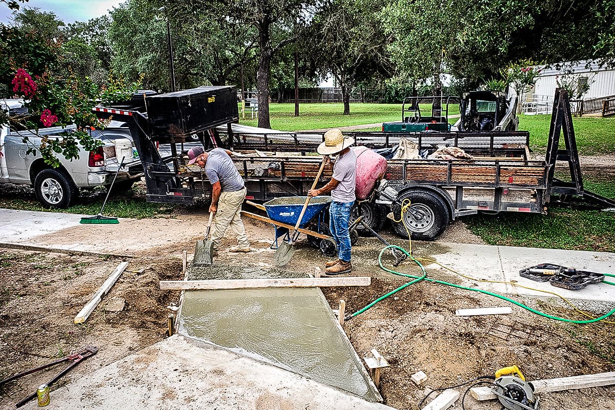 San Antonio Concrete Projects that we have completed