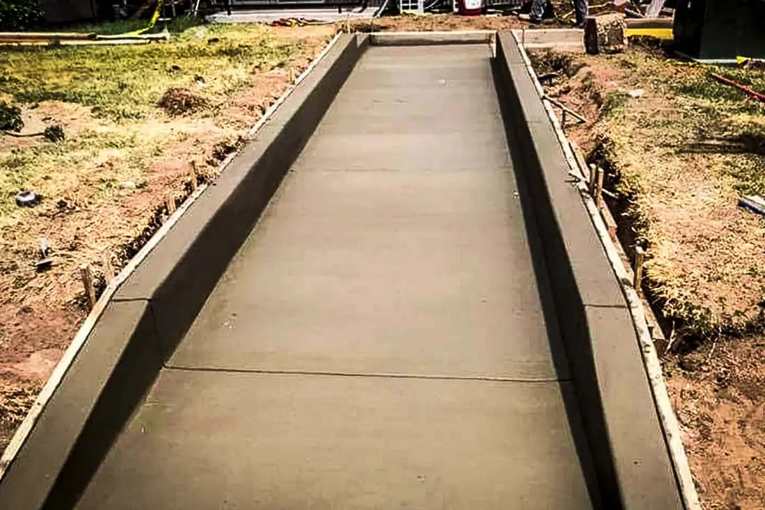 ADA compliant concrete ramp installation by RL Concrete